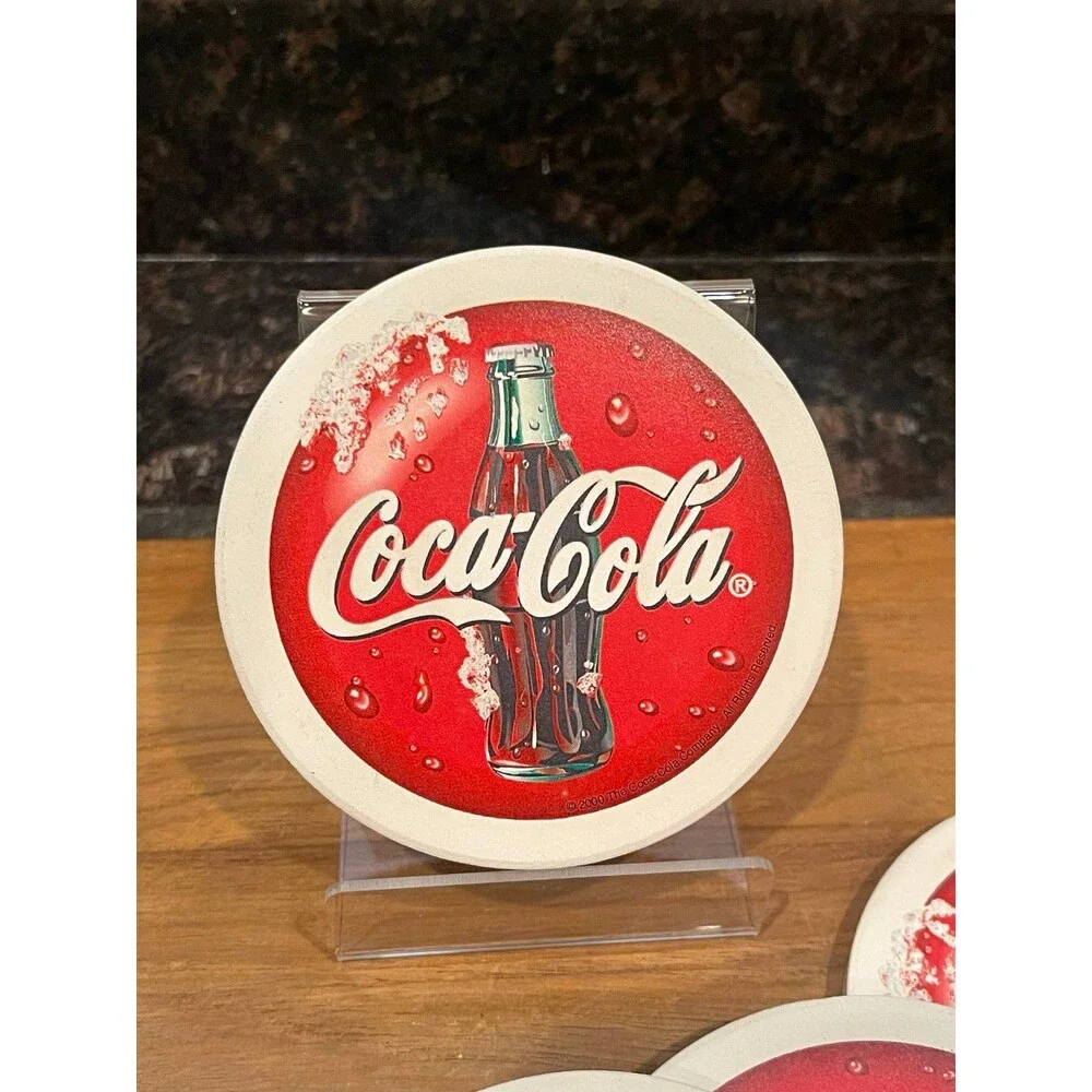Vintage Collectible Coca-Cola 8 Coasters 2000